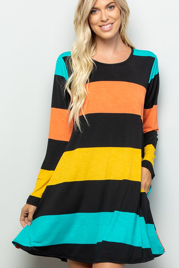 Color Block Dress