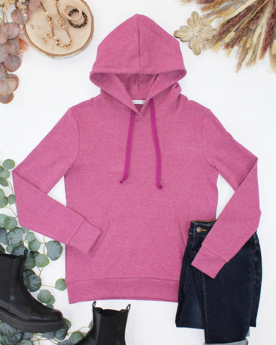 WAREHOUSE ONLY Hailey Hoodie - Raspberry