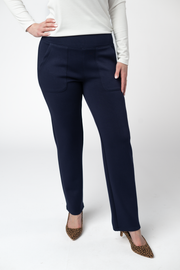 WAREHOUSE ONLY Luxe Ankle Bottoms- Navy