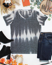 WAREHOUSE ONLY Sophie Top - Ombre Micro Stripes Midnight and White