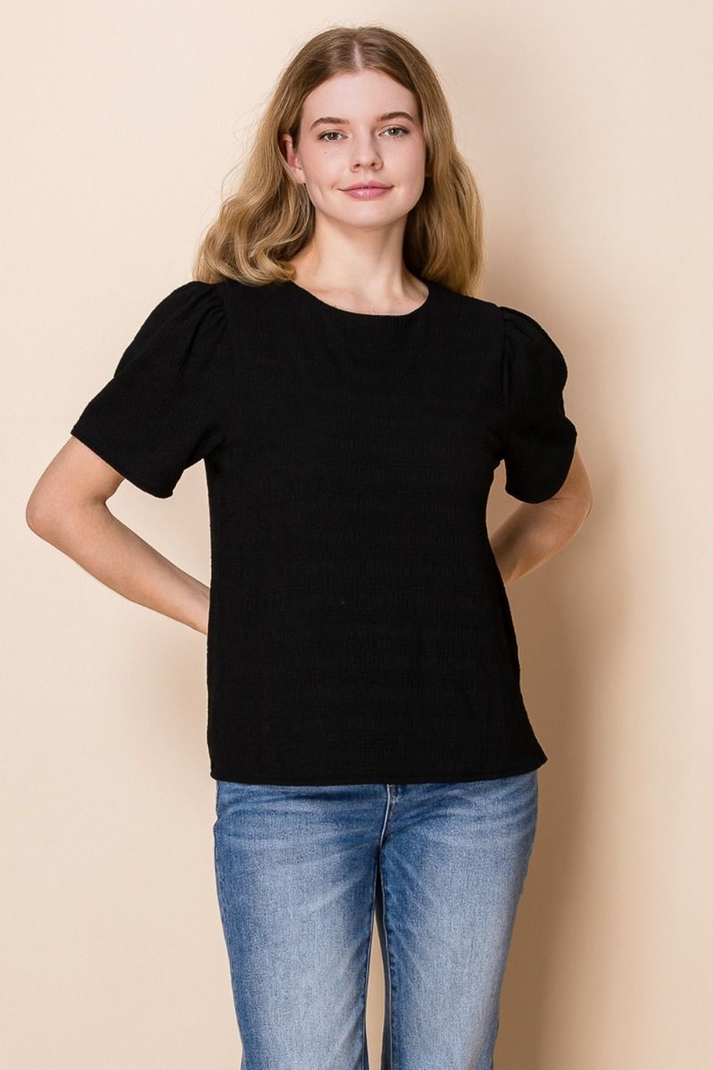 Classic Black Blouse FINAL SALE