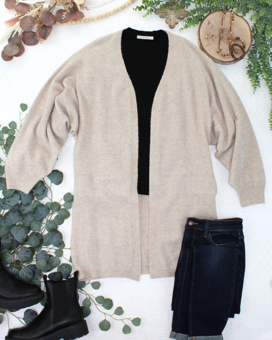 WAREHOUSE ONLY Cozy Cardigan - Tan