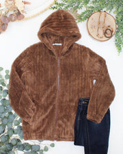 WAREHOUSE ONLY Cozy Sherpa Fullzip - Mocha