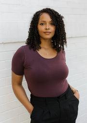 Reversible Short Sleeve Top