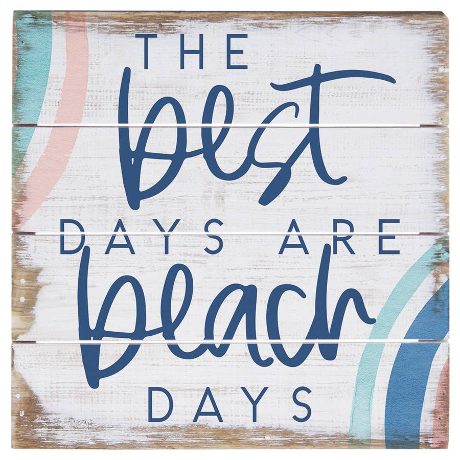 Beach Days   - Perfect Pallet Petites: 6" x 6" x 1"