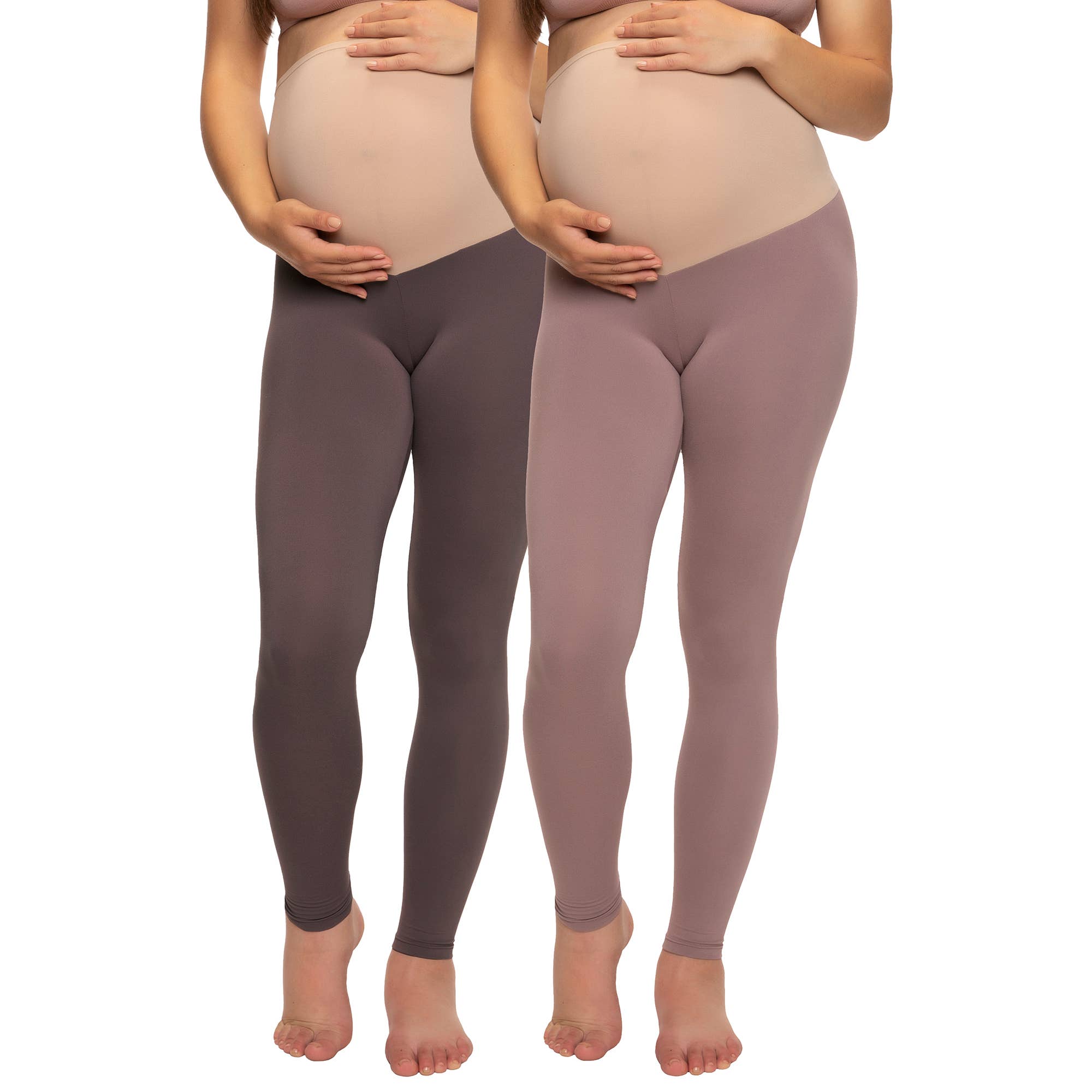 Velvety Soft Maternity Leggings 2-Pack