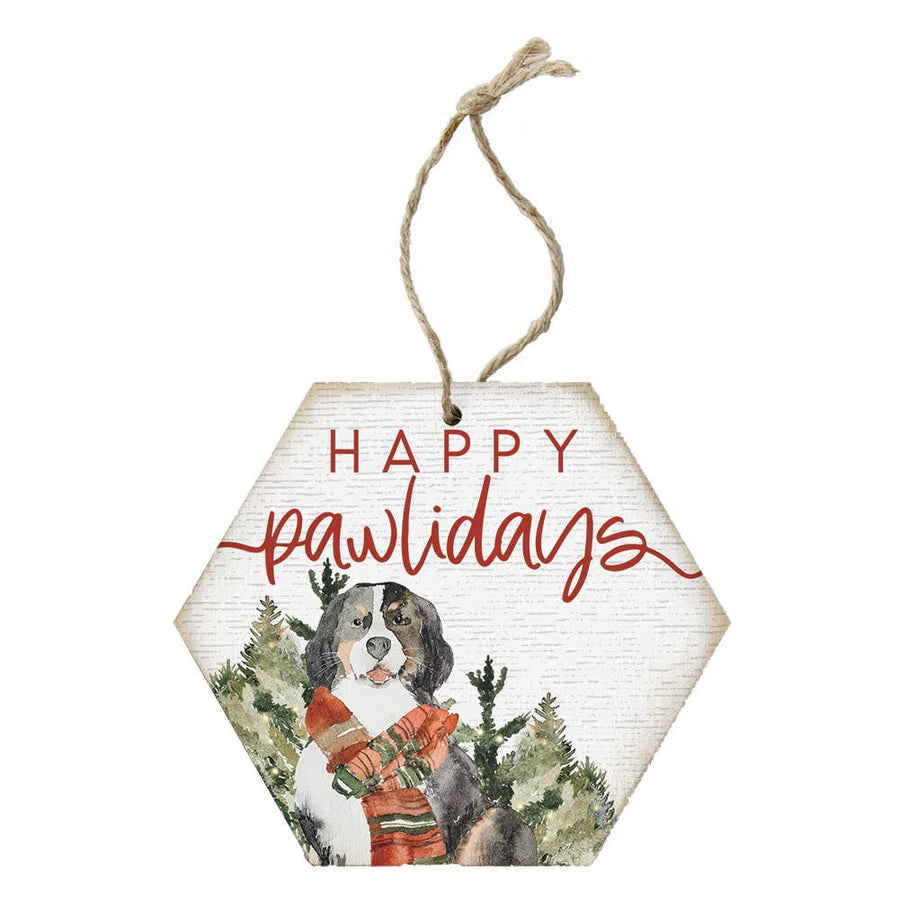 Happy Pawlidays - Honeycomb Ornaments