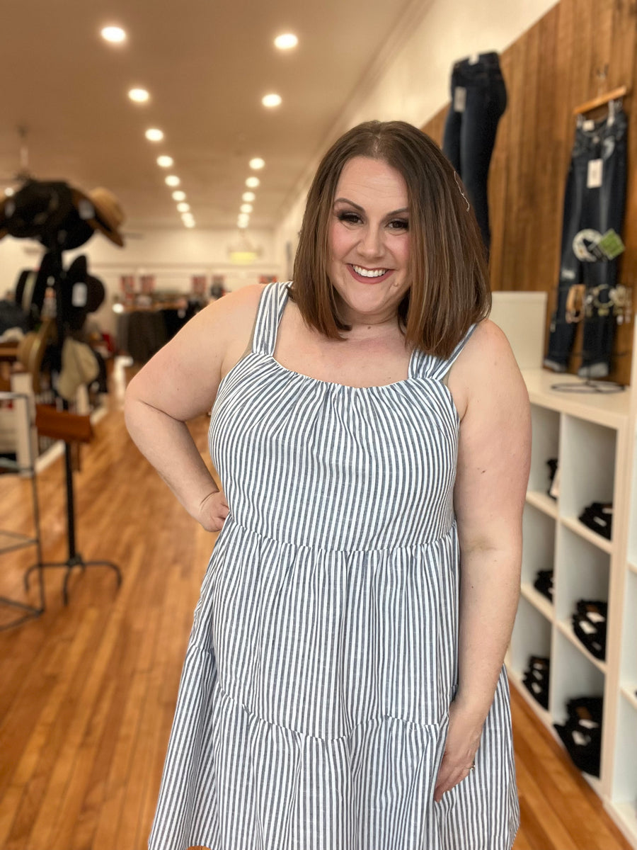 Mini Striped Babydoll Dress FINAL SALE