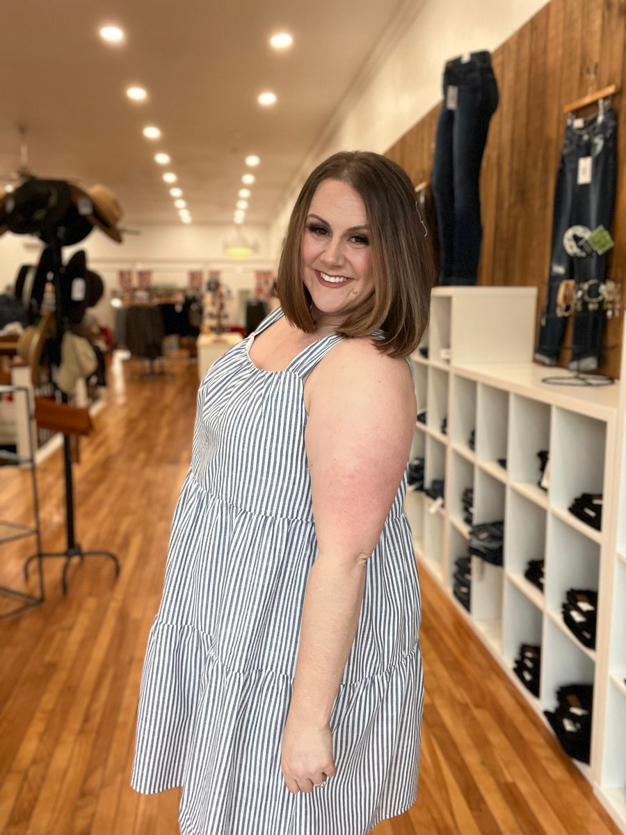 Mini Striped Babydoll Dress FINAL SALE