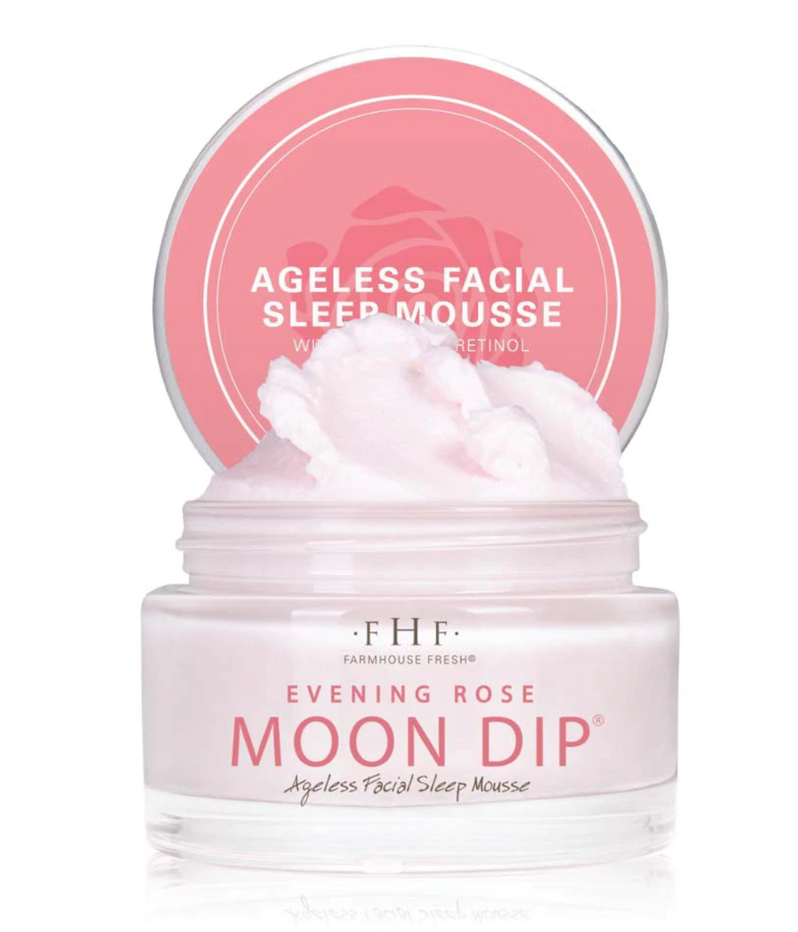 Evening Rose Moon Dip® Ageless Facial Sleep Mousse with Peptides + Retinol