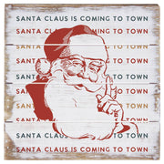 Santa Claus Coming - Perfect Pallet Petites: 6" x 6" x 1"