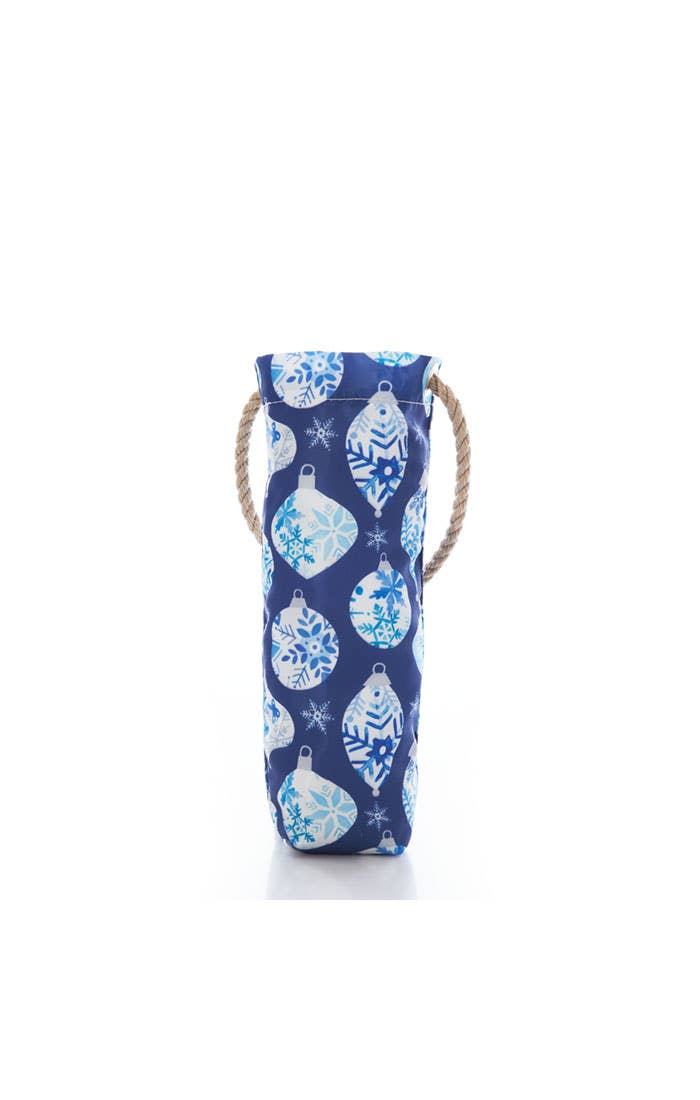 Sea Bag Snowflake Ornaments Wine Bag