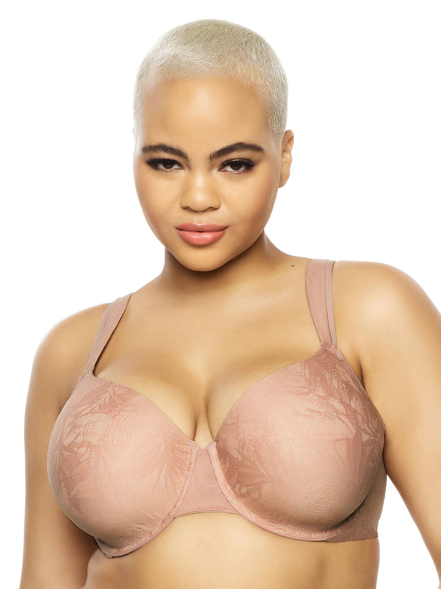 Jessamine Side Smoothing T-Shirt Bra- Rose