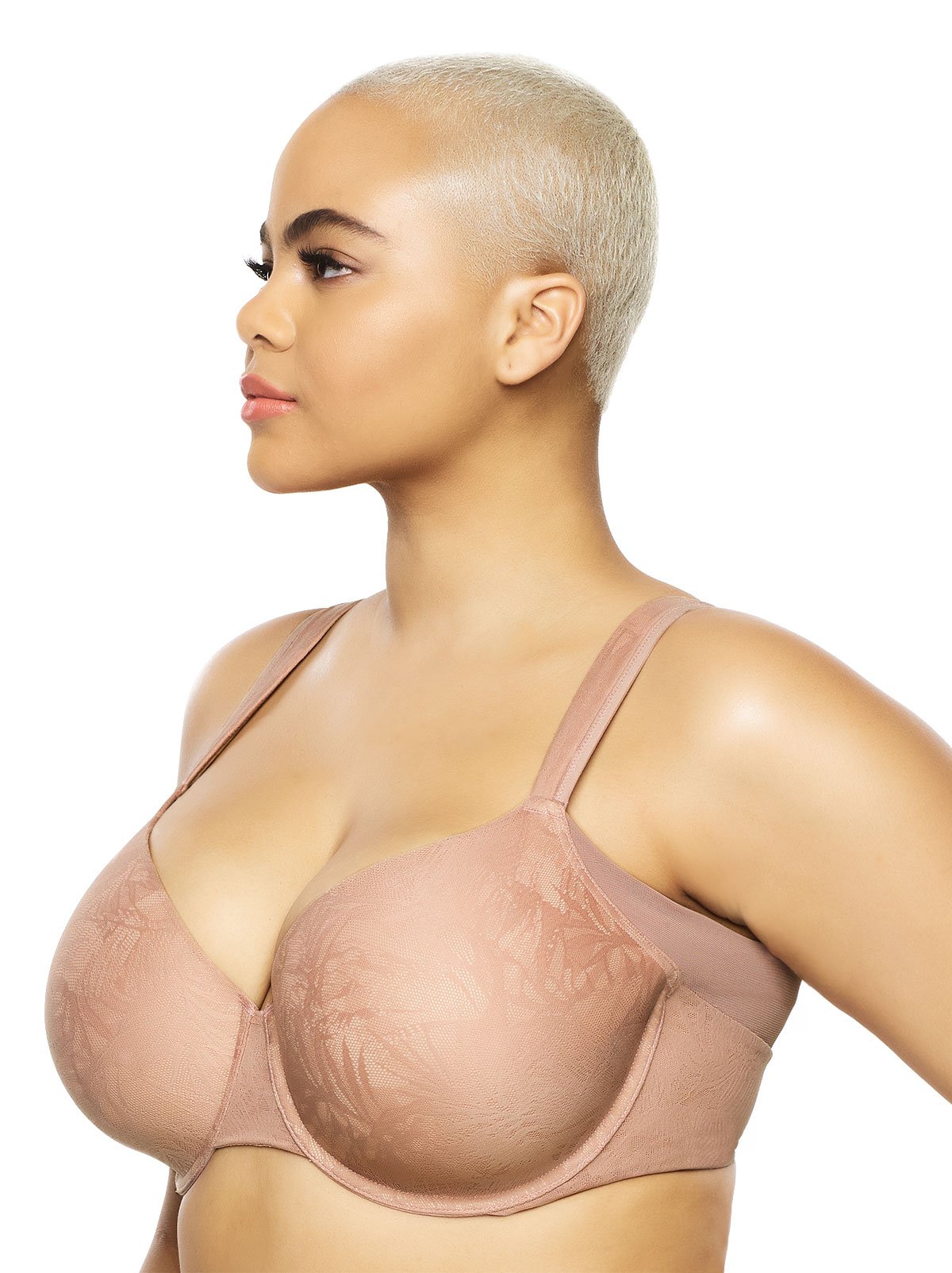 Jessamine Side Smoothing T-Shirt Bra- Rose