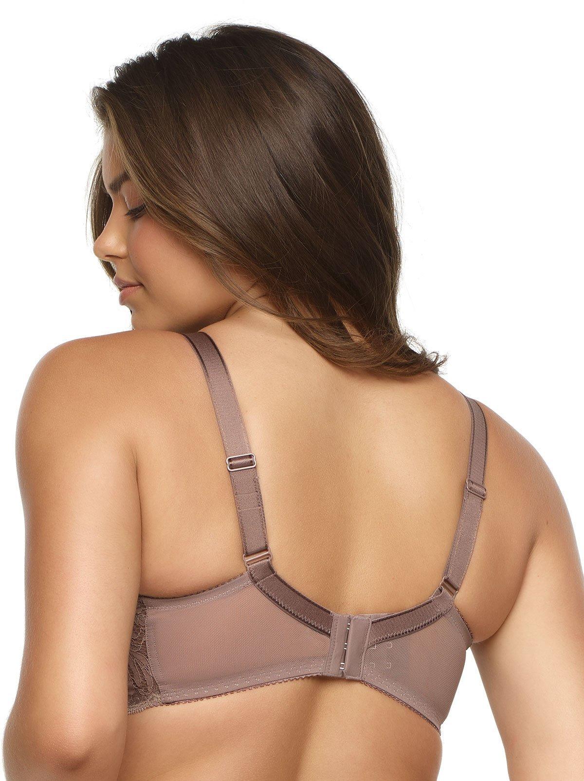 Peridot Unlined Lace Bra- Mink FINAL SALE